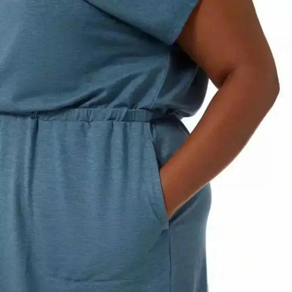 32° Degrees Cool Soft Lux Dress Heather Light Green Size XL Pockets Athleisure - Picture 3 of 9